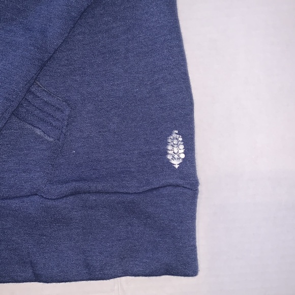 Free People Movement | Work it Out Blue Hoodie Size XS - Picture 10 of 12